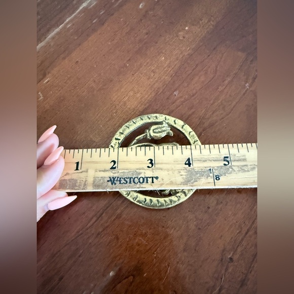 Vintage Gold Trivets Floral Bird Heart Cottagecore Country - Picture 8 of 10